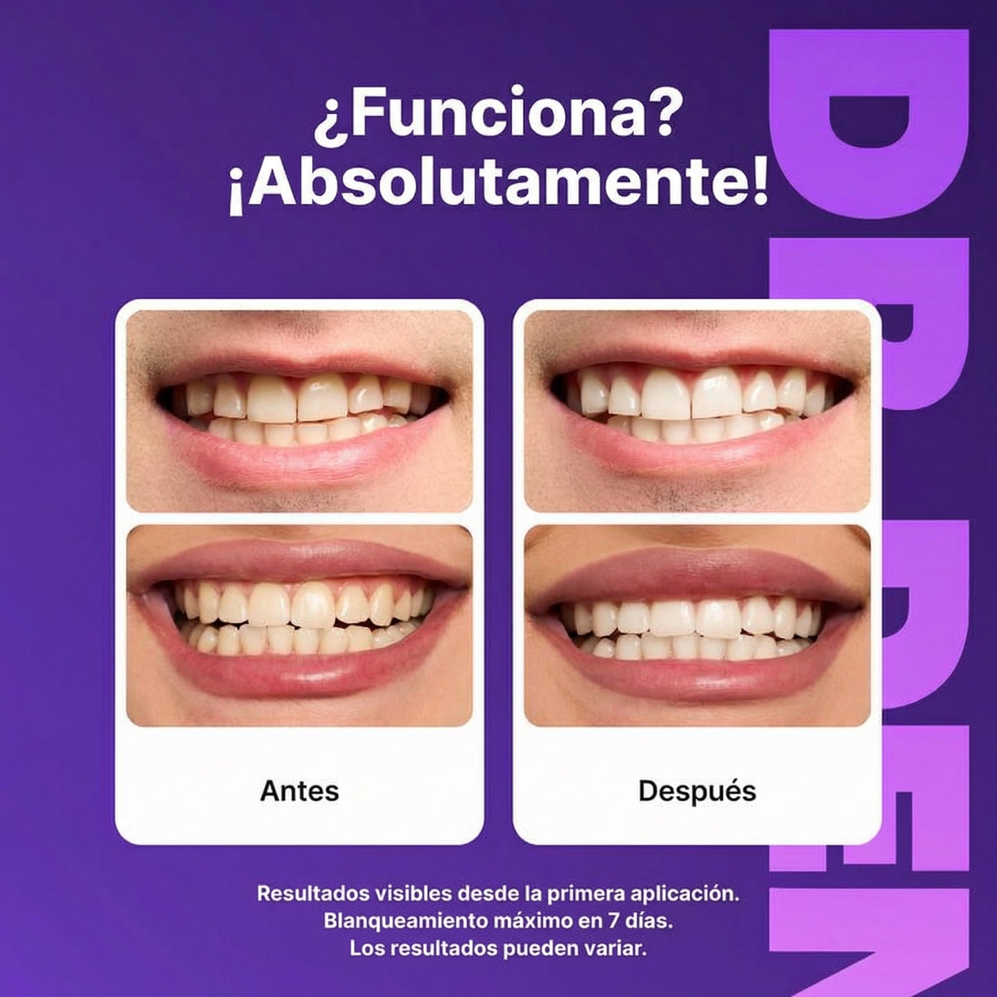 Tiras Blanqueadoras Dentales