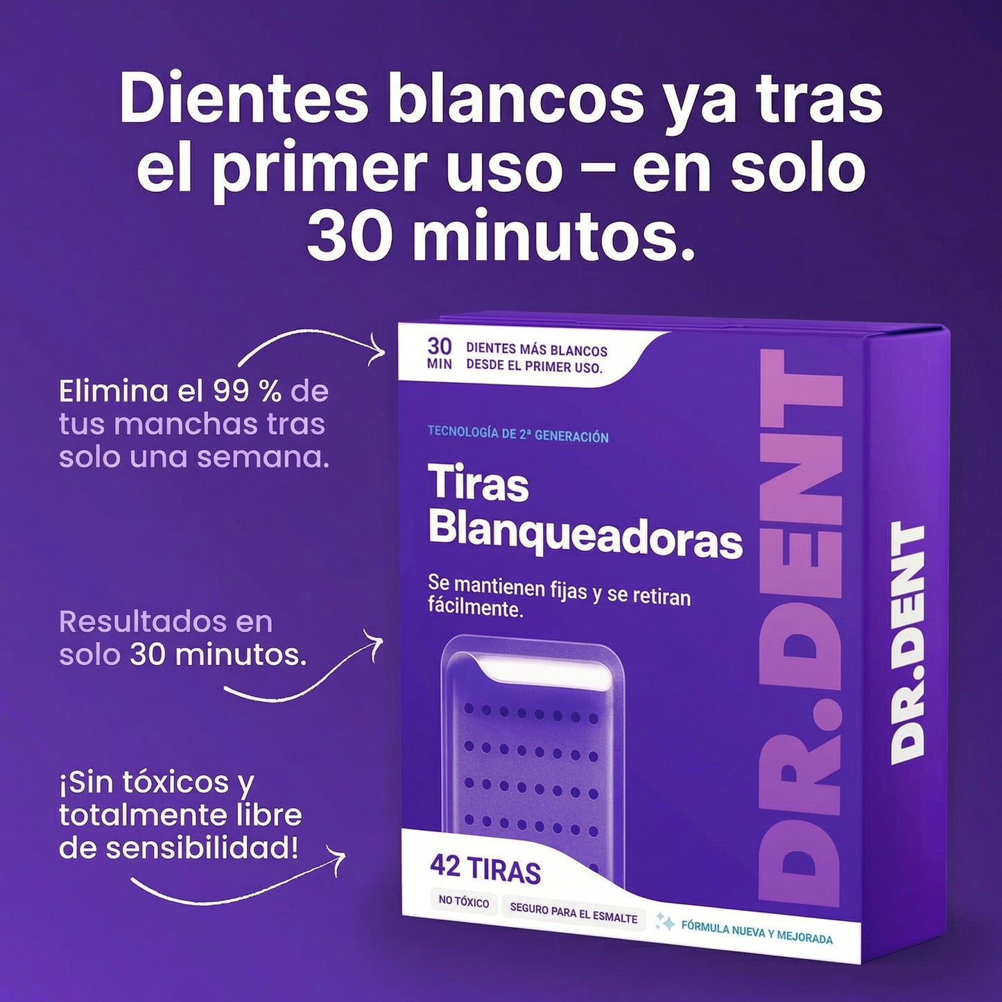 Tiras Blanqueadoras Dentales